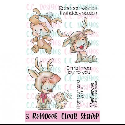 C.C. Designs Stempel - Roberto's Rascals 3 Reindeers
