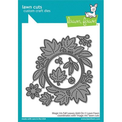 Lawn Fawn Lawn Cuts - Magic Iris Fall Leaves Add-On