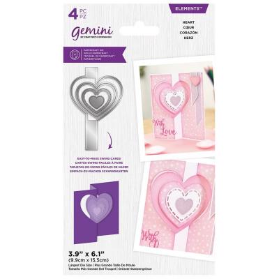 Gemini Elements Dies - Swing Card Heart