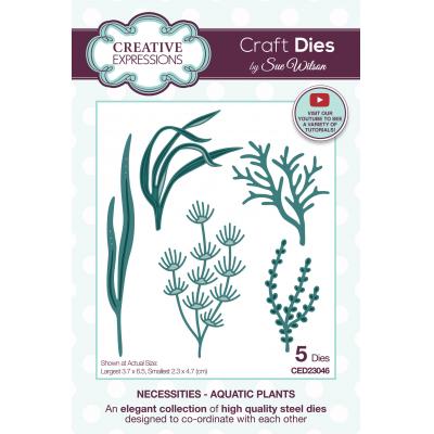 Creative Expressions By Sue Wilson Craft Dies - Aquatic Plants