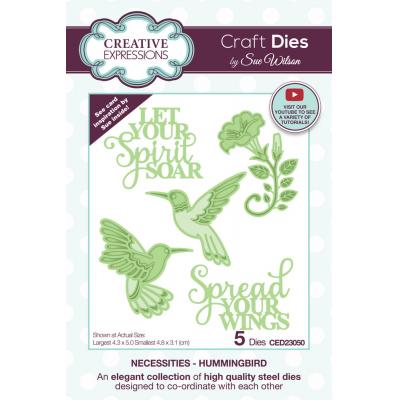 Creative Expressions Sue Wilson Necessities Craft Dies - Hummingbird