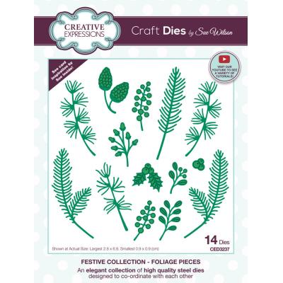 Creative Expressions Sue Wilson Craft Dies - Festive Foliage Pieces