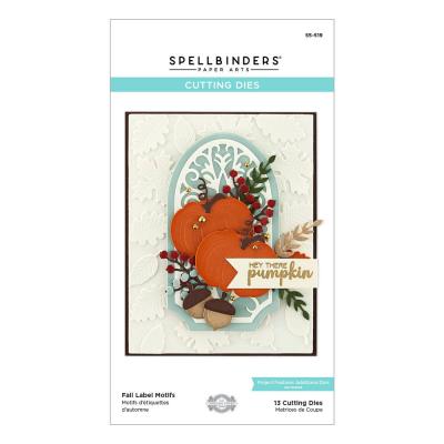 Spellbinders Etched Dies - Fall Label Motifs