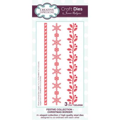 Creative Expressions Craft Dies Christmas Border