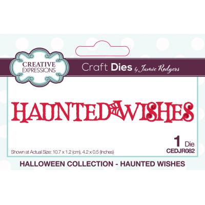 Creative Expressions Craft Dies Halloween Haunted Wishes