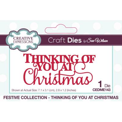 Creative Expressions Craft Die Thinking Of You At Christmas