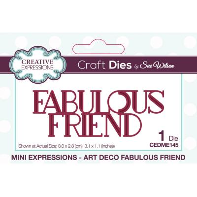 Creative Expressions Sue Wilson Craft Die Fabulous Friend