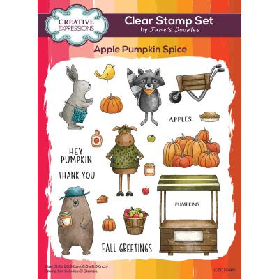 Creative Expressions Jane's Doodles Stempel - Apple Pumpkin Spice