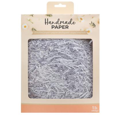 American Crafts Handmade Paper - Shredded Paper White