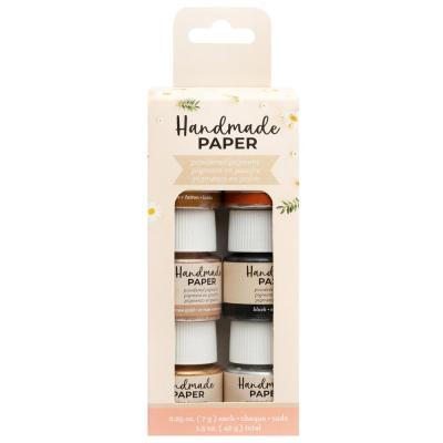 American Crafts Handmade Paper - Powdered Pigment Metallics