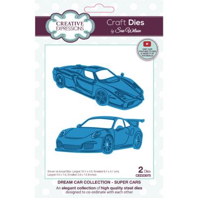 Creative Expressions Sue Wilson Craft Die - Super Cars