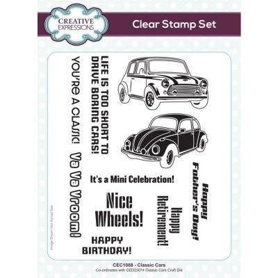 Creative Expressions Stempel - Classic Cars