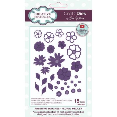 Creative Expressions Sue Wilson Craft Die - Floral Medley