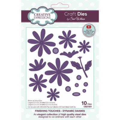 Creative Expressions Sue Wilson Craft Die - Dynamic Daisies