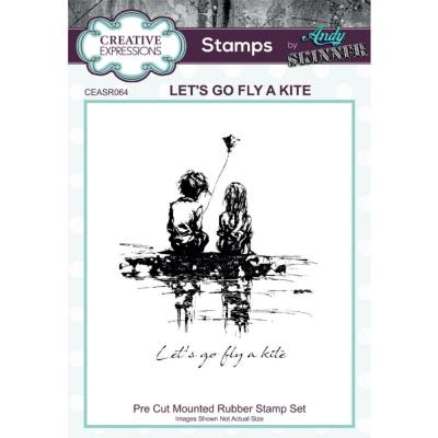 Creative Expressions Stempel - Let's Go Fly A Kite