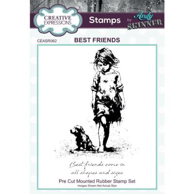 Creative Expressions Stempel - Best Friends