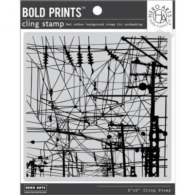 Hero Arts Stempel - Power Lines Bold Prints