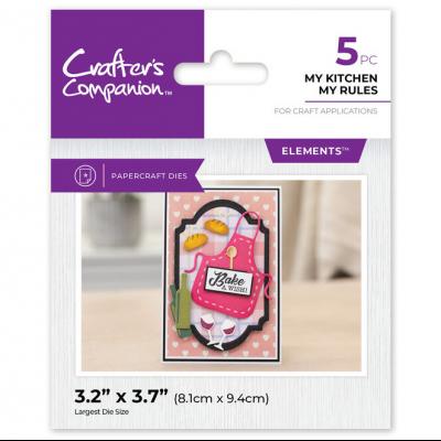 Crafter's Companion Kitchen Mini Collection Metal Die - My Kitchen My Rules