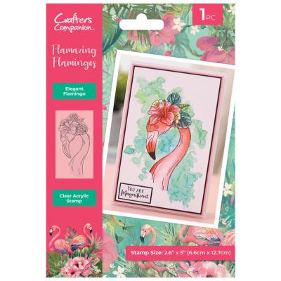 Crafter's Companion Flamazing Flamingos - Elegant Flamingo