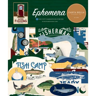 Carta Bella Gone Fishing - Ephemera