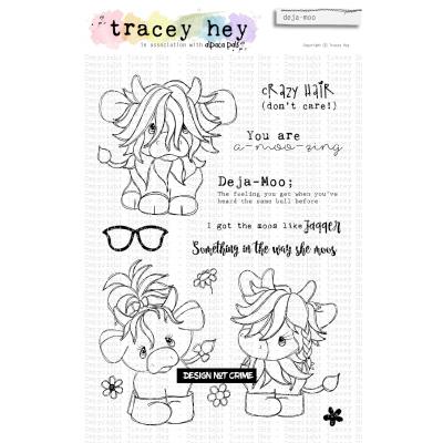 Tracey Hey Stempel - Deja-moo