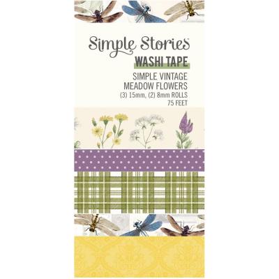 Simple Stories Simple Vintage Meadow Flowers - Washi Tape