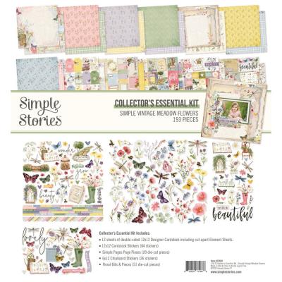 Simple Stories Simple Vintage Meadow Flowers - Collectors Essentials Kit