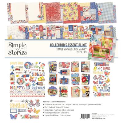 Simple Stories Simple Vintage Linen Market - Collectors Essentials Kit