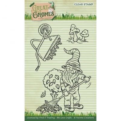Find It Trading Yvonne Creations Great Gnomes Stempel - Gardening Gnome