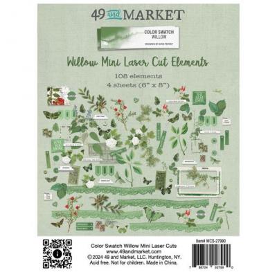 49 and Market Color Swatch Willow - Mini Laser Cut Elements