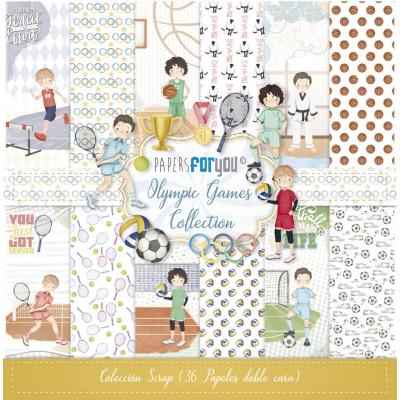 Papers For You Olympic Games Niños - Mini Scrap Paper Pack
