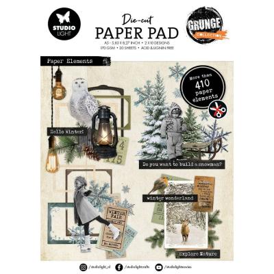 StudioLight Grunge Collection - Die-Cut Paper Pad
