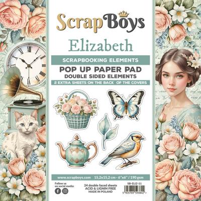 ScrapBoys Elizabeth - Pop Up Paper Pad