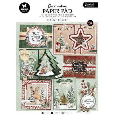 StudioLight Card Making Paper Pad - Festive Forest