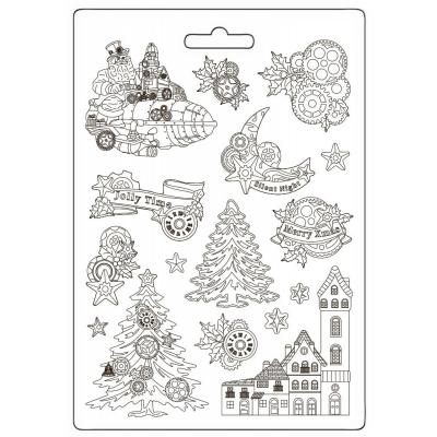 Stamperia Gear up for Christmas - Trees and Elements