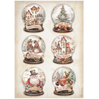 Stamperia Gear up for Christmas - Snowglobes