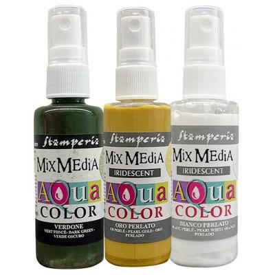 Stamperia Classic Christmas - Aquacolor Paint Kit