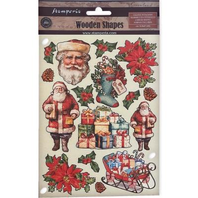 Stamperia Classic Christmas - Wooden Shape