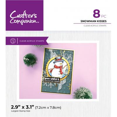 Crafter's Companion Clear Stamp - Snowman Kisses