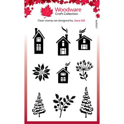 Creative Expressions Woodware Craft Collection Clear Stamp - Paintable Baubles Home Fillers