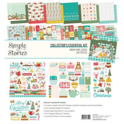 Simple Stories Snow Pine Lodge - Collector's Essential Kit