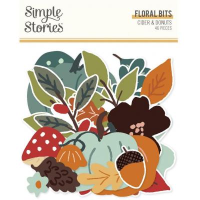 Simple Stories Cider & Donuts - Floral Bits & Pieces