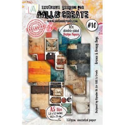 Aall and Create Design Paper - Bronze & Brassy Days