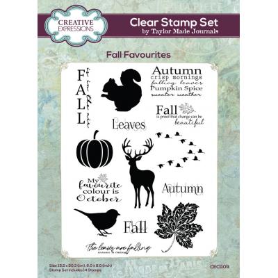 Creative Expressions Taylor Made Journals Stempel - Fall Favourites