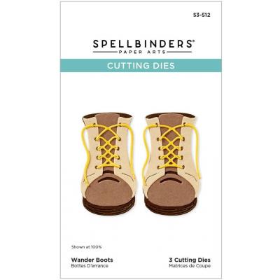 Spellbinders Etched Dies - Wander Boots