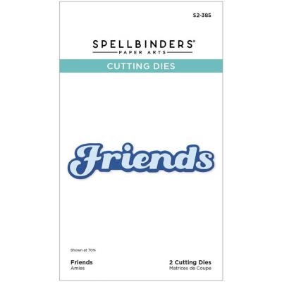 Spellbinders Etched Dies - Friends