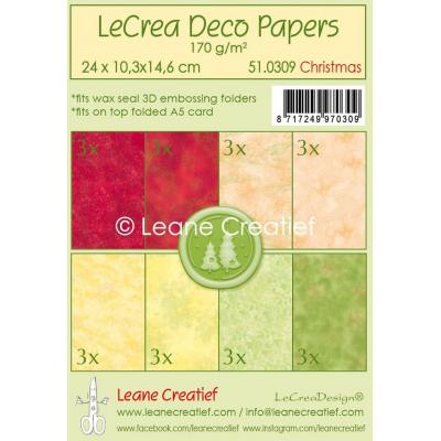 Leane Creatief LeCrea Deco Paper - Christmas