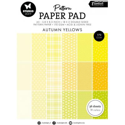 StudioLight Pattern Paper Pad - Autumn Yellow