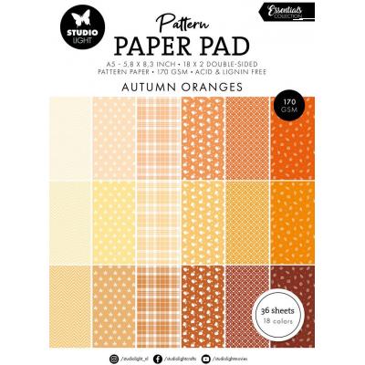 StudioLight Pattern Paper Pad - Autumn Oranges