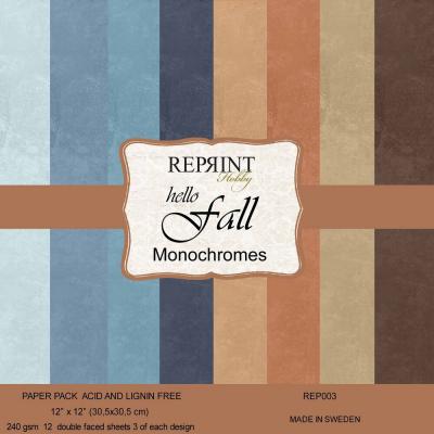 Reprint Paper Pack Hello Fall - Cardstock